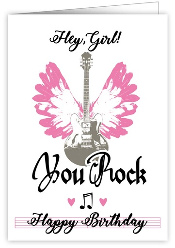 [OMG0733] Hey, girl, you rock happy birthday