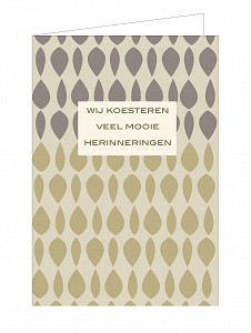 [MM1141] Wij koesteren veel mooie herinneringen