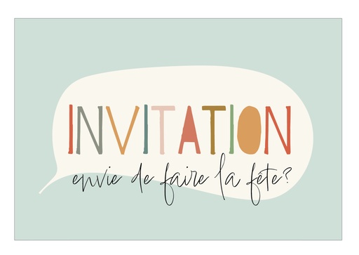 [PFR093] Invitation Envie de faire la fête?