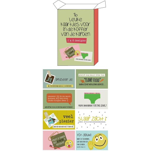 [minibox 021] complimenten kaartjes kamp