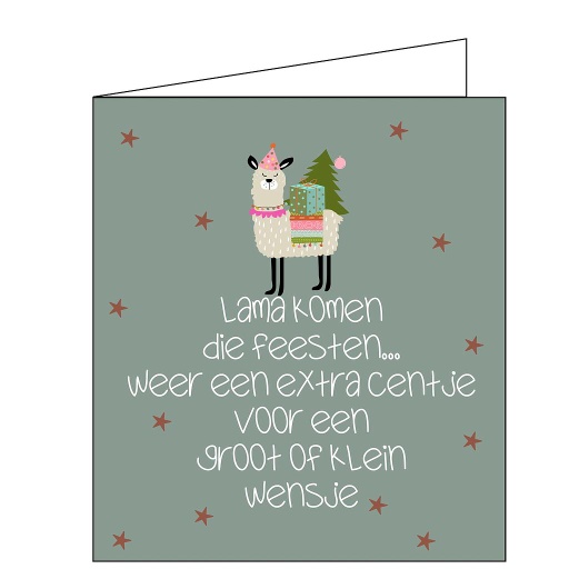 [MOK402] moneykaart kerst               