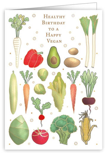 [CL3499] Healty birthday to a happy vegan   