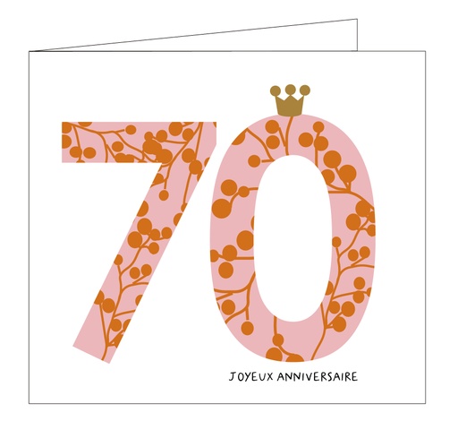 [AGF1206] 70 ans      