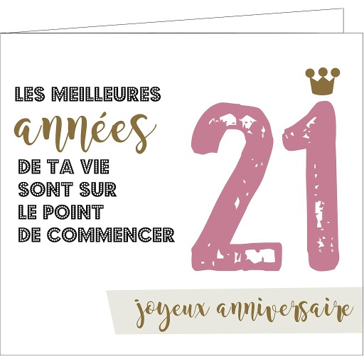 [AGF1209] 21 ans         