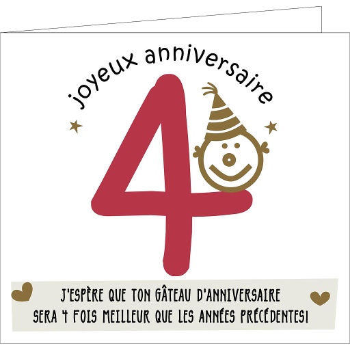 [AGF1214] 4 ans              