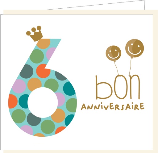 [AGF1216] 6 ans 