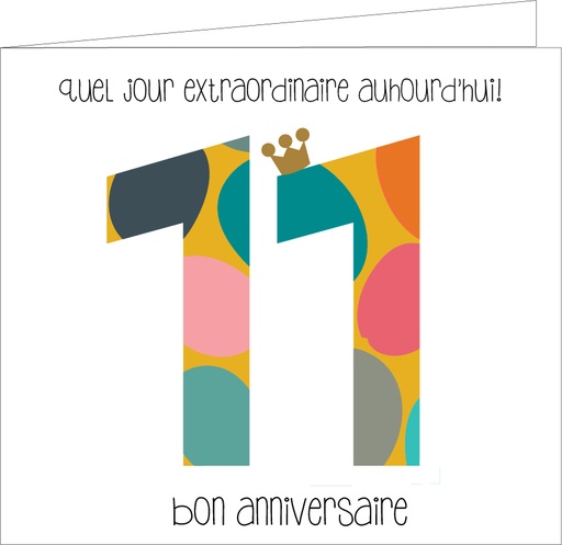 [AGF1221] 11 ans                    