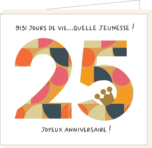 [AGF1227] 25 ans                          