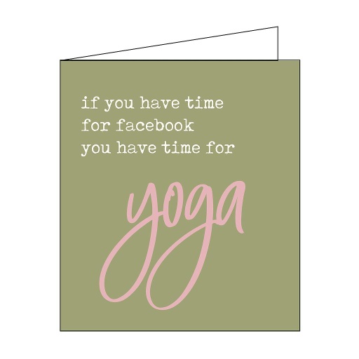 [EM5035] if you have time for facebook you have time for yoga
