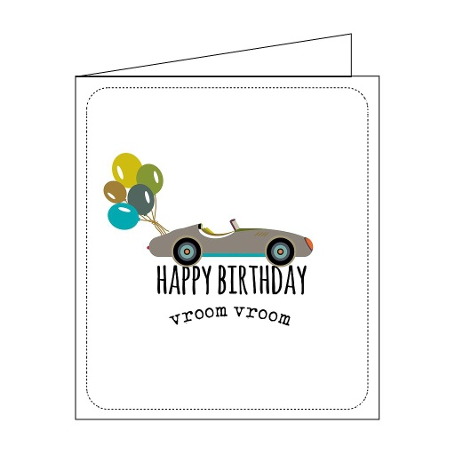 [EM5042] happy birthday  vroom vroom