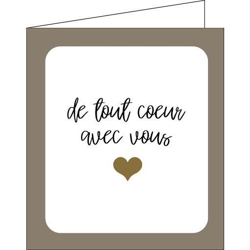 [MMF1107] de tout coeur avec vous
