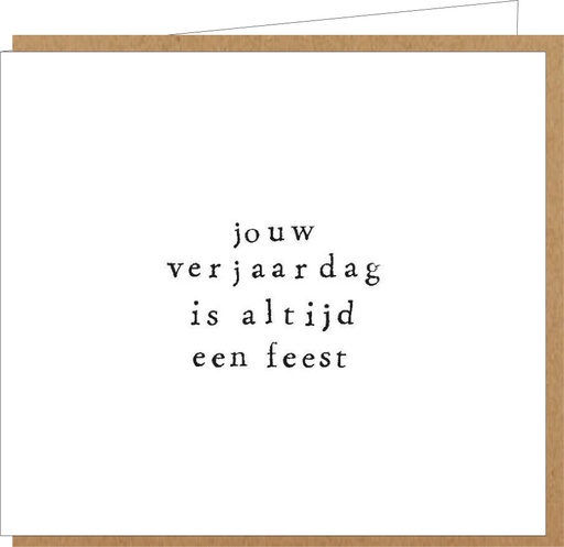 [LM024] jouw verjaardag is altijd een feest