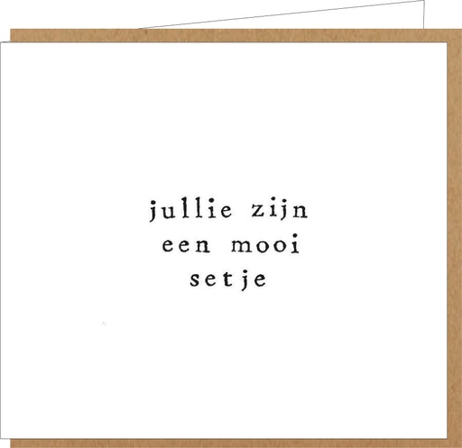 [LM026] jullie zijn een mooi setje