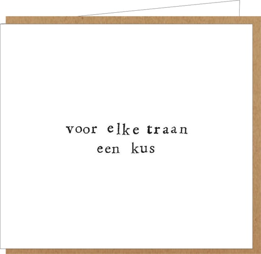 [LM035] voor elke traan een kus