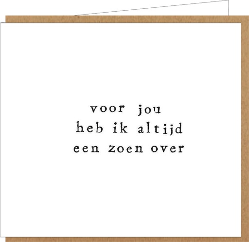[LM036] voor jou heb ik altijd een zoen over