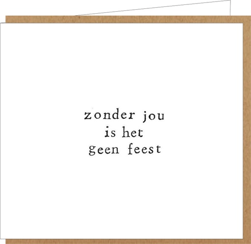 [LM040] zonder jou is het geen feest