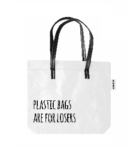 [WPB003] plastic bags are  for losers