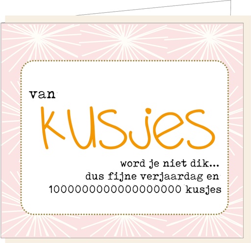 [E920] kusjes