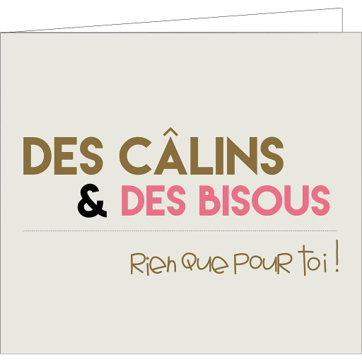 [SIMF1357] des câlins &amp; des bisous rien que pour toi !