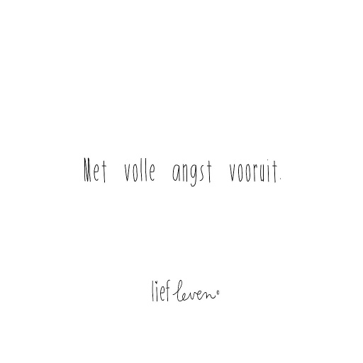 [LFLP006] Met volle angst vooruit