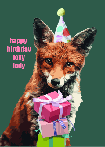 [SF4203] Happy birthday foxy lady