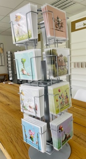 [16 - vaks toonbankdisplay vals vierkant] 16 - vaks toonbankdisplay vals vierkant grijs