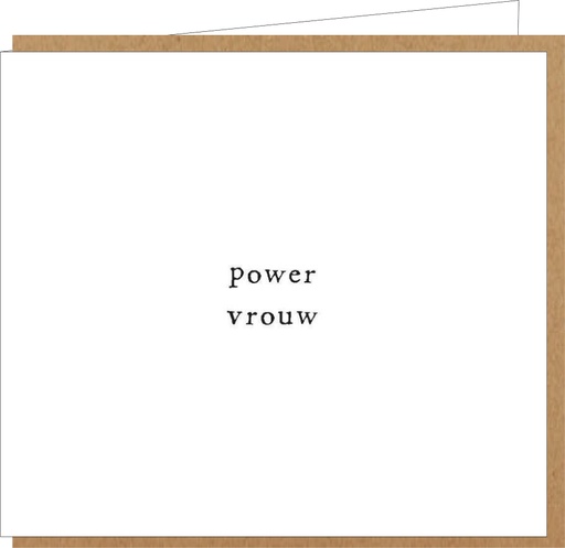[LM052] power vrouw