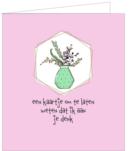 [EM5067] een kaartje om je te laten weten dat ik aan je denk !