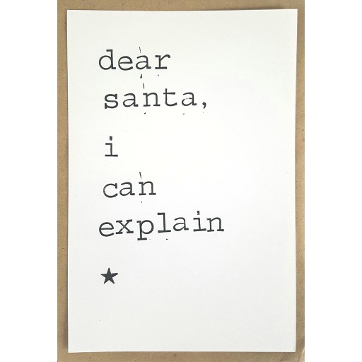 [PBMK026] Dear Santa, I can explain 