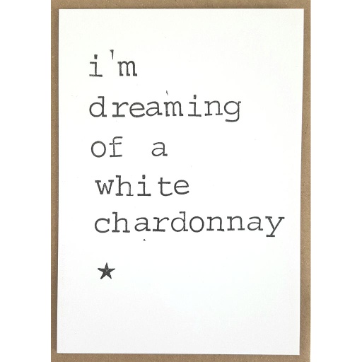 [PBMK088] I'm dreaming of a white chardonnay