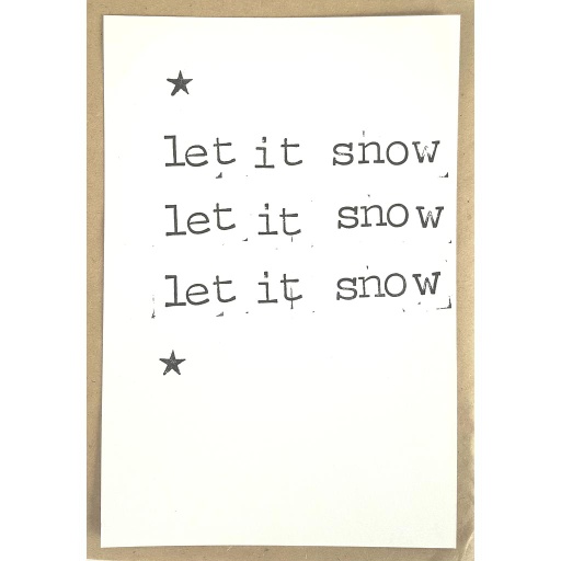 [PBMK126] let it snow let it snow let it snow