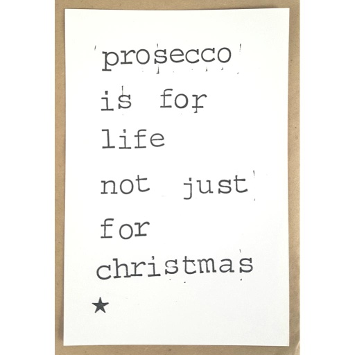 [PBMK157] Prosecco is for life, not just for Christmas