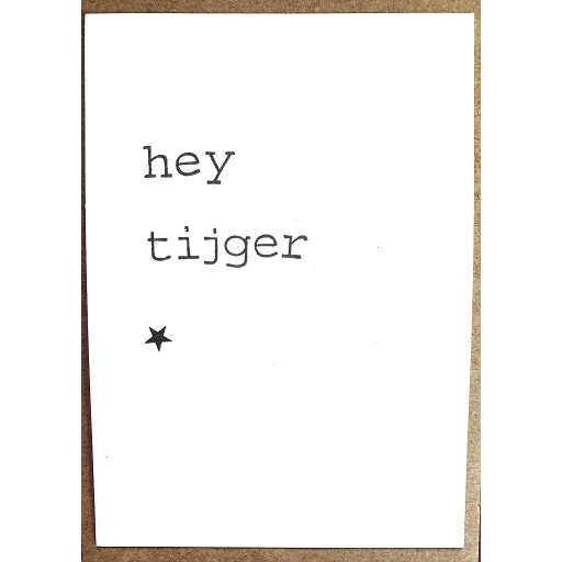 [PBM066] Hey tijger