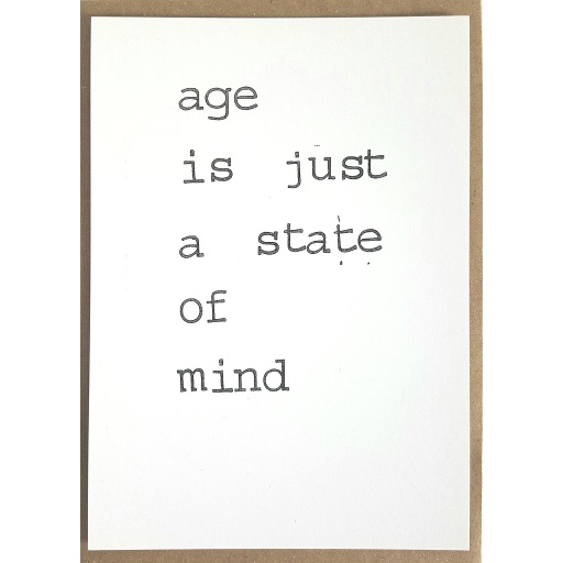 [PBM002] Age is just a state of mind