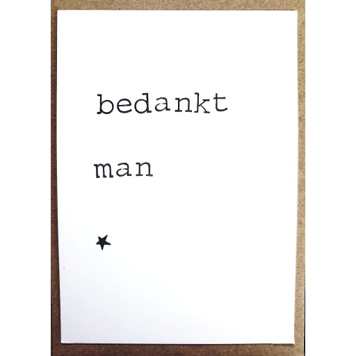 [PBM007] Bedankt man