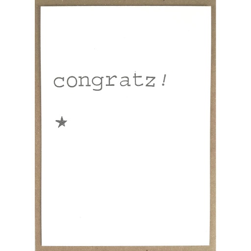 [PBM021] Congratz
