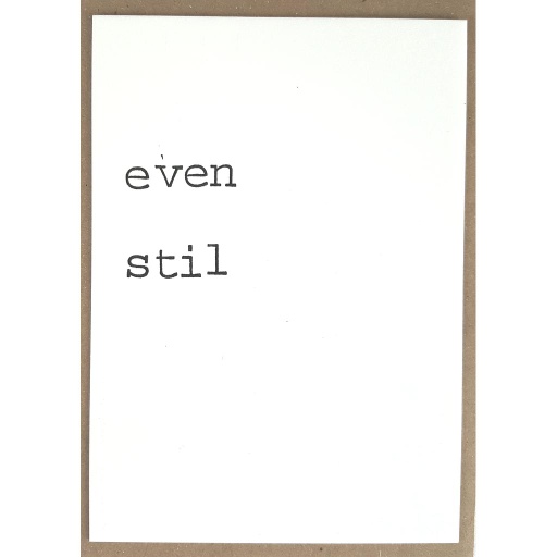 [PBM039] Even stil