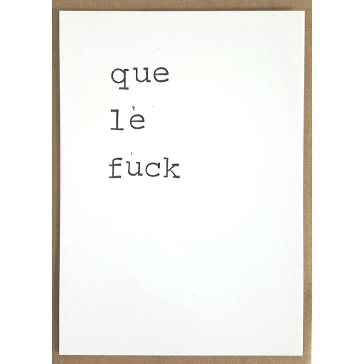 [PBM158] Que le fuck