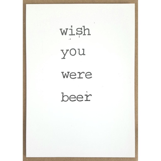 [PBM205] Wish you were beer