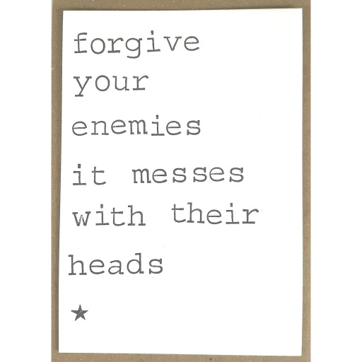 [PBM042] Forgive your enemies