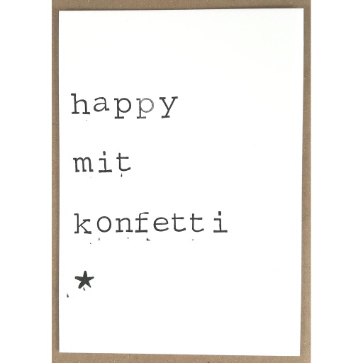 [PBM053] Happy mit konfetti