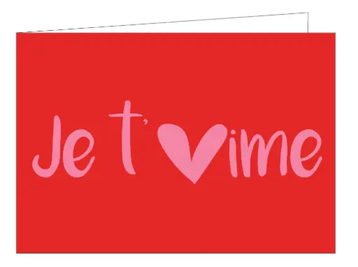 [WMF105] Je t'aime (VERNIS SELECTIF)