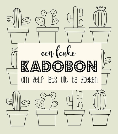 [KDB050] Kadobon cactussen