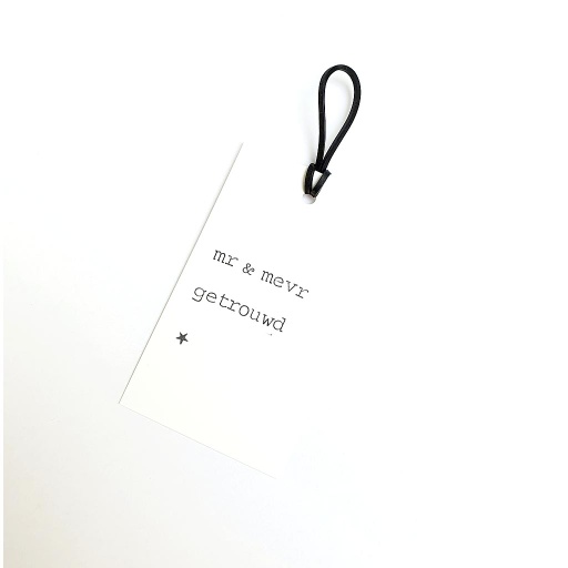 [MPBM016] mr & mevr getrouwd