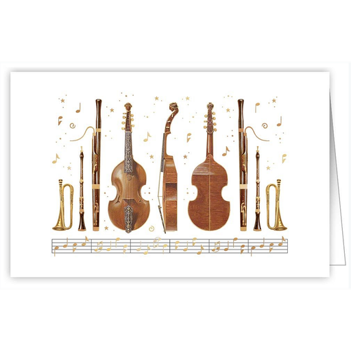 [TMC2437] Blanco muziekinstrumenten