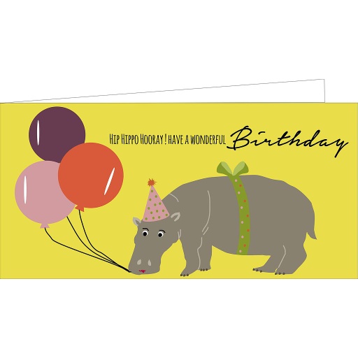 [FSA0692] Hip HIPPO hooray ! have a wonderful birthday