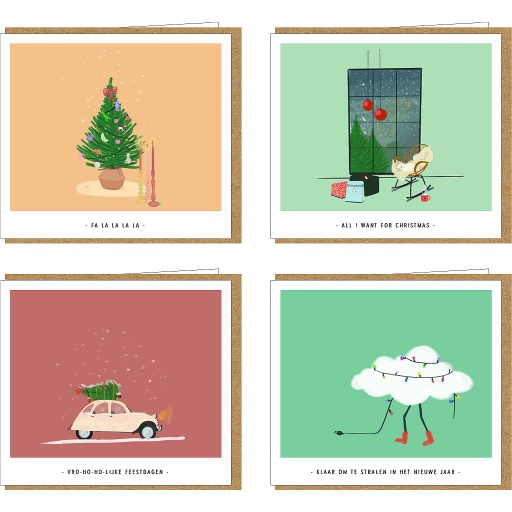 [KMBOX002] Kelly Marie box 8 stuks/4 designs 