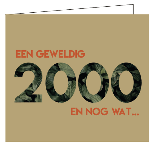 [XM020] een geweldig 2000 en nog wat ...