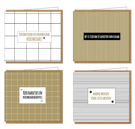 [LWBOX001] Leukewensenbox 8 stuks/4 designs 
