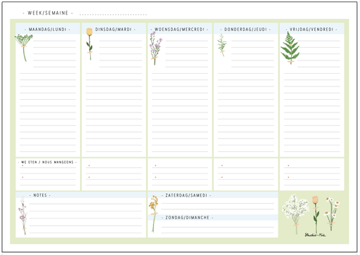 [weekplanner ] weekplanner Kelly Marie